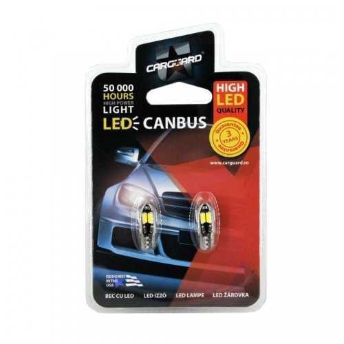 LED SMD de Pozitie CANBUS T10 5WW 12V 3W 240lm set 2buc Can113 Carguard
