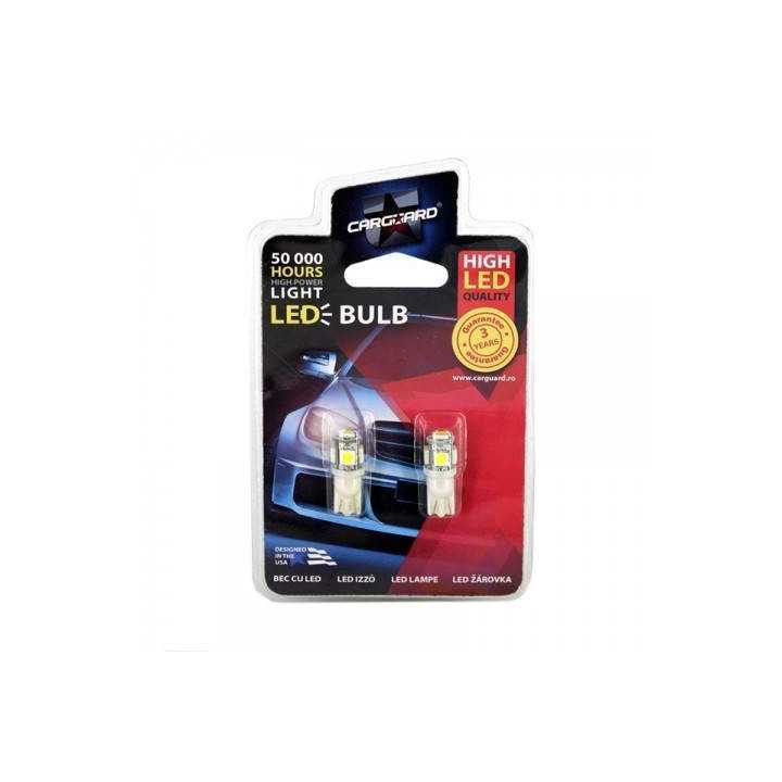 LED SMD de Pozitie T10 12V 1.25W 90lm set 2buc CLD006 Carguard