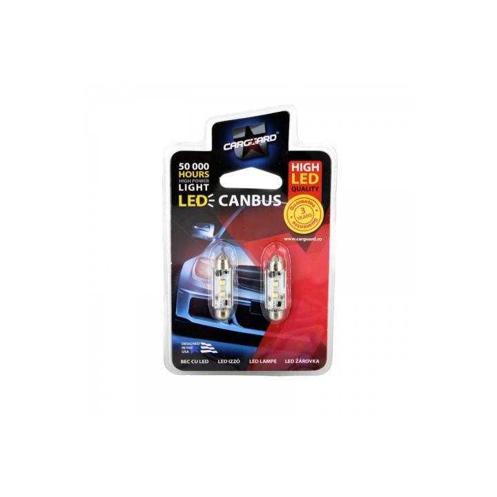LED Sofit 41mm CAN-Bus Cree Chip 12V plafoniera numar de inmatriculare CAN112 set 2buc Carguard