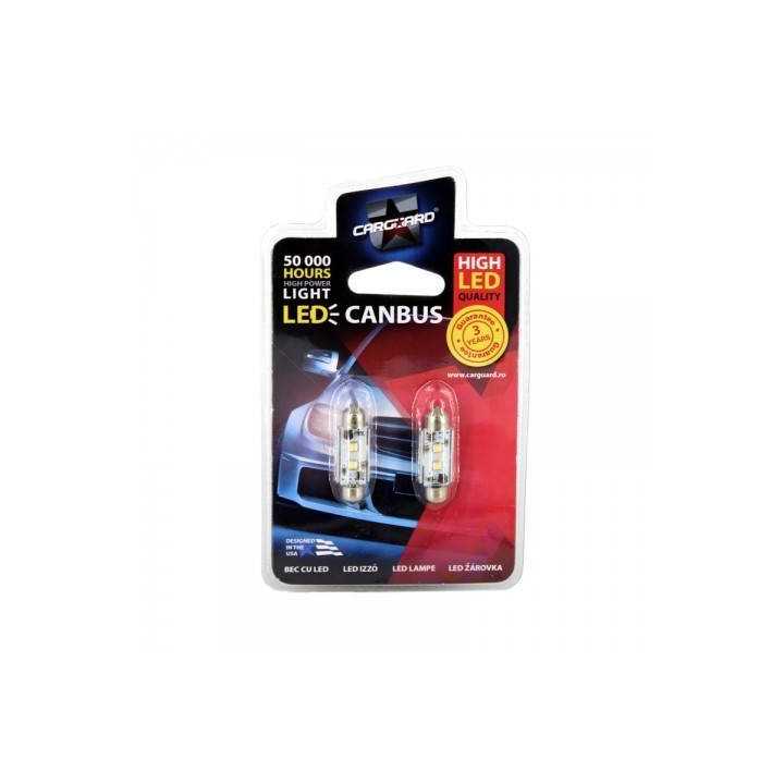 LED Sofit 39mm CAN-Bus Cree Chip 12V Plafoniera Numar de inmatriculare CAN111 set 2buc Carguard