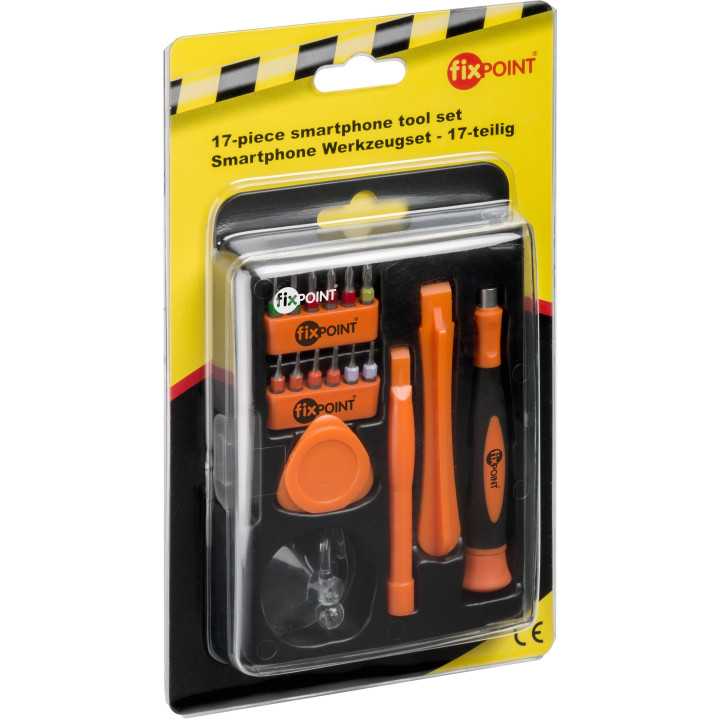 Set unelte pentru telefoane smart 17 piese Fixpoint