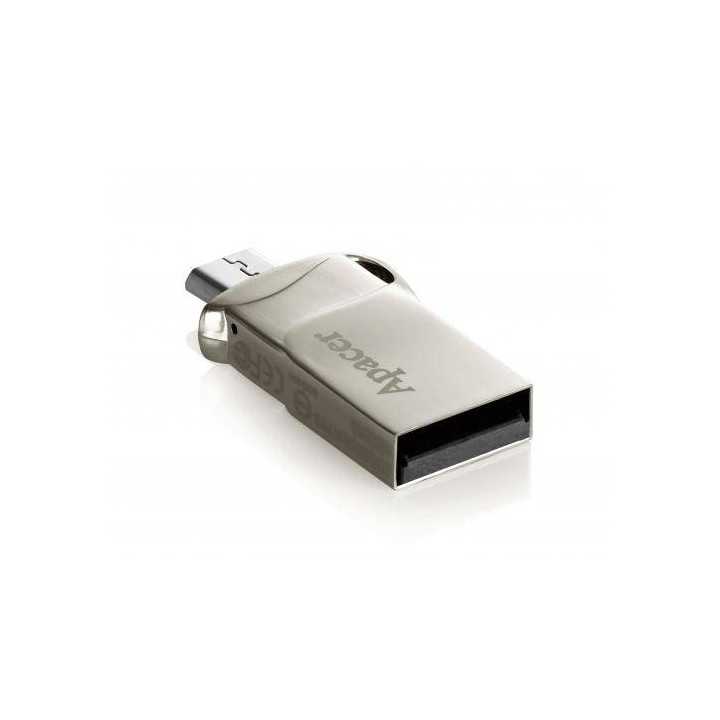 Memorie flash OTG/ USB 2.0 8GB Apacer argintiu