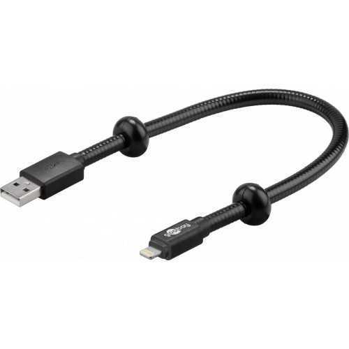 Cablu USB - Lightning 0.3m Goobay