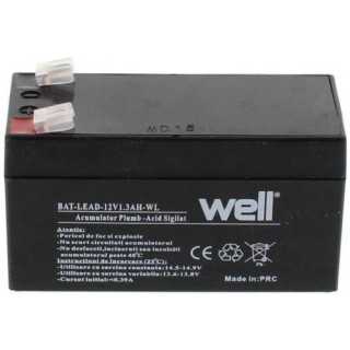 Acumulator plumb acid 12V 1.3AH Well BAT-LEAD-12V1.3AH-WL
