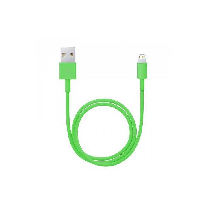 Cablu de date pentru iPhone 5 iPhone 6 invelis textil diferite culori 1m Delight