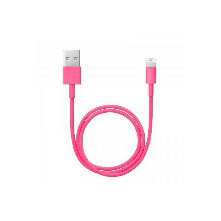 Cablu de date pentru iPhone 5 iPhone 6 invelis textil diferite culori 1m Delight