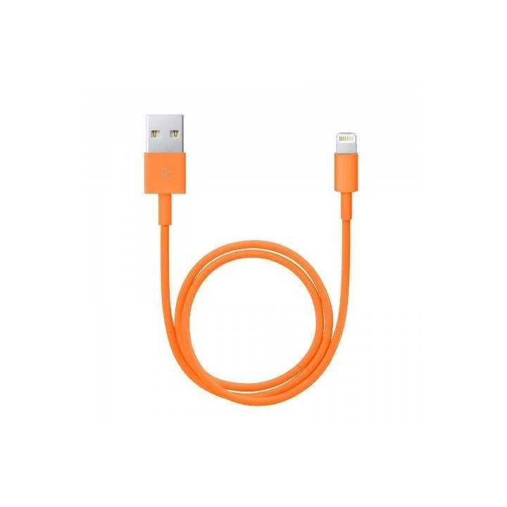 Cablu de date pentru iPhone 5 iPhone 6 invelis textil diferite culori 1m Delight