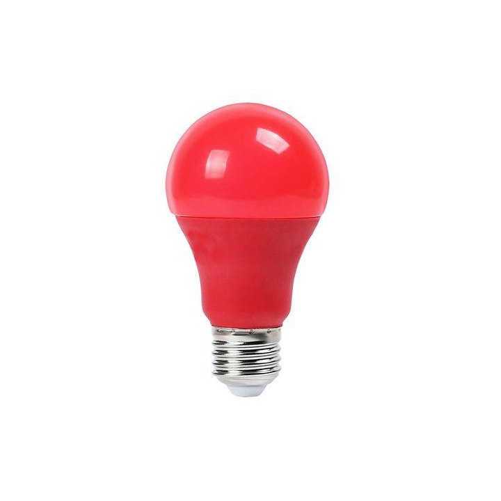 Bec LED A60 E27 9W rosu