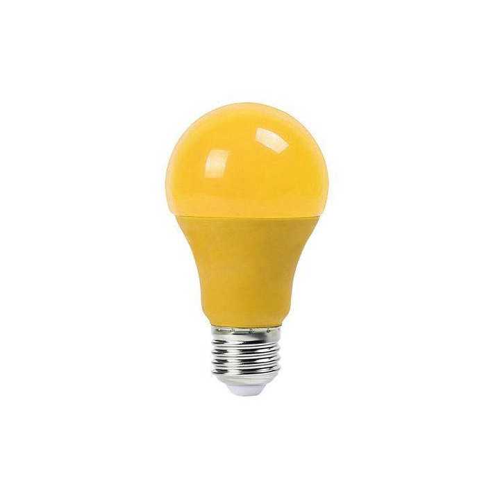 Bec LED A60 E27 9W galben