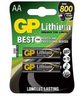 Baterii lithium R6 AA 2buc/blister GP