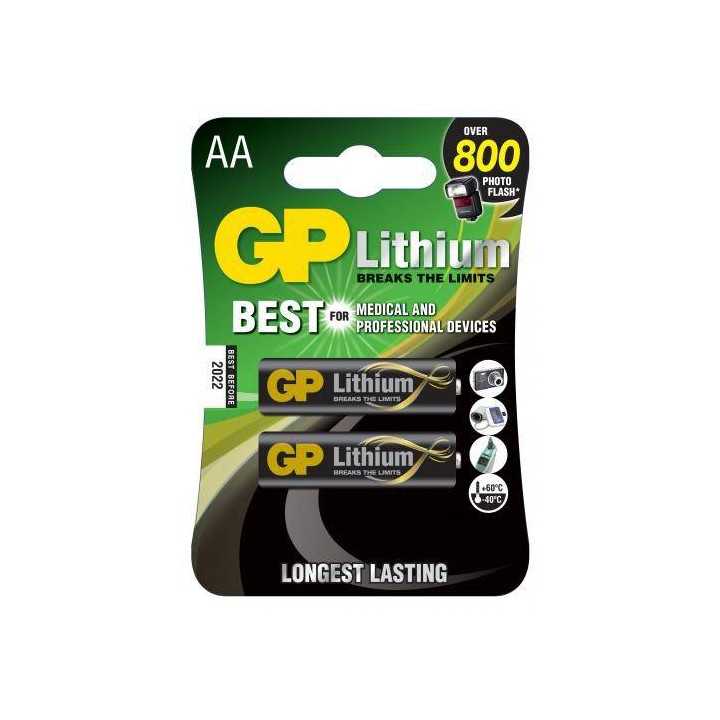 Baterii lithium R6 AA 2buc/blister GP