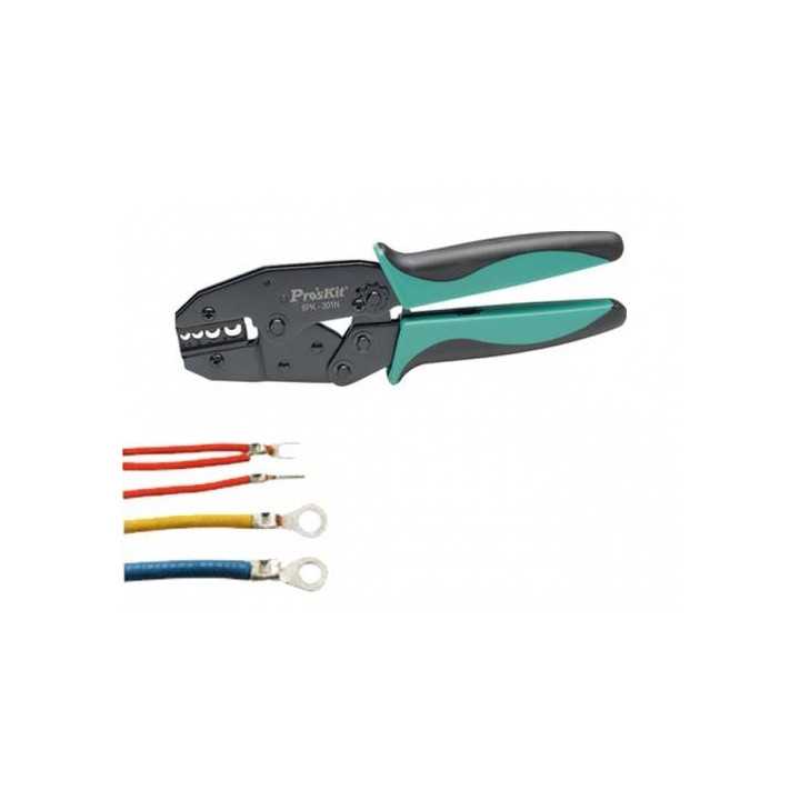 Cleste pentru sertizat papuci electrici neizolati ProsKit