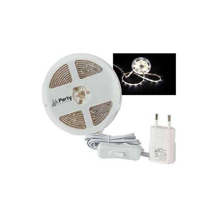 Banda LED 3m 4000K alb neutru cu alimentator