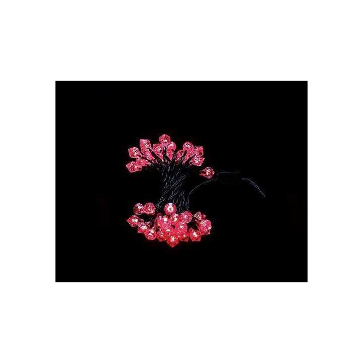 Ghirlanda luminoasa forma diamant 40 LED-uri rosii culoare WELL