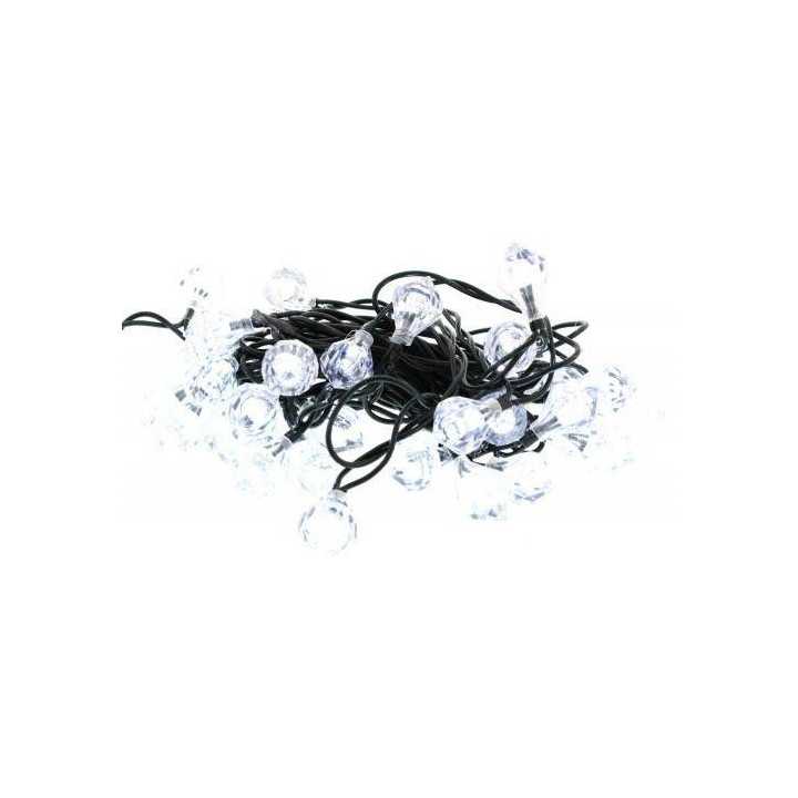 Ghirlanda luminoasa forma de diamant 40 LED-uri albe lumina rece WELL