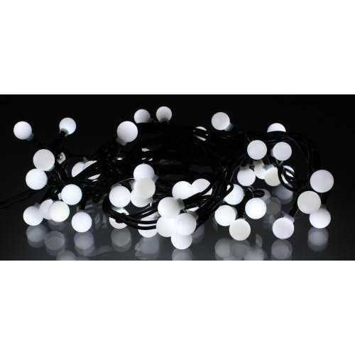 Ghirlanda luminoasa cu sfere 52 LEDuri albe lumina rece WELL