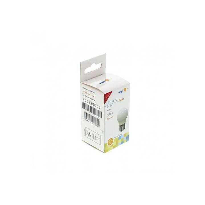 Bec cu led G45 E27 7W 230V lumina calda Basic Well