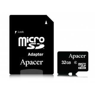 Card microSDHC 32GB Clasa 4 cu adaptor SD Apacer