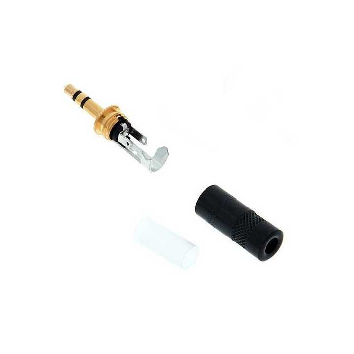 Conector JACK 3.5 mm stereo tata aurit Profesional Neutrik Rean