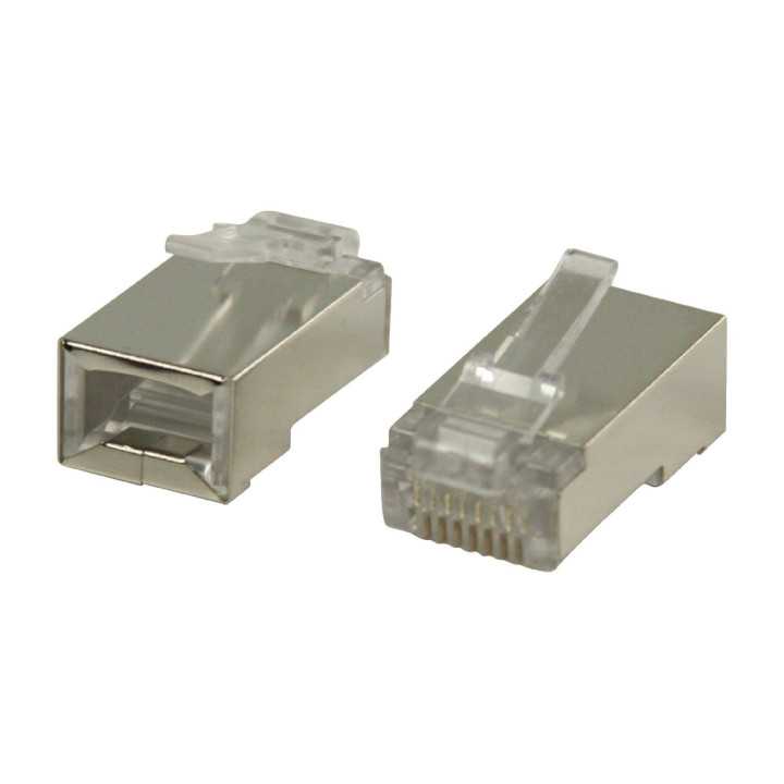 Mufa RJ45 pt cablu STP CAT6 litat set 10buc Valueline