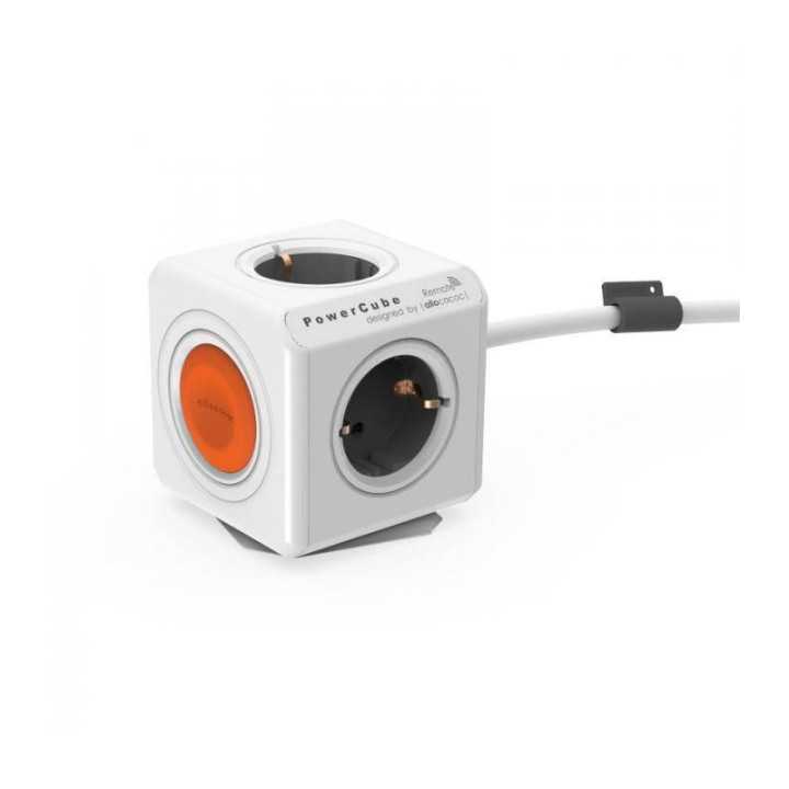 Prelungitor 4 cai cu intrerupator cub 1.5m PowerCube Remote Allocacoc