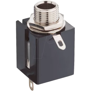 Conector alimentare 6.3 mm sasiu stereo Lumberg