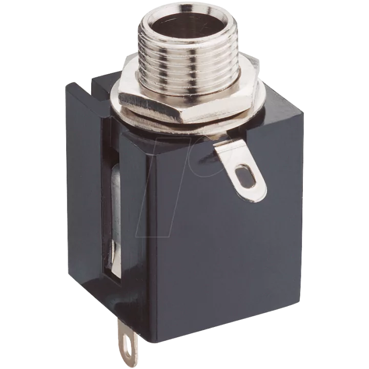 Conector alimentare 6.3 mm sasiu stereo Lumberg