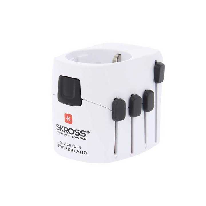 Adaptor priza universal 3 P tata - Schuko mama Skross