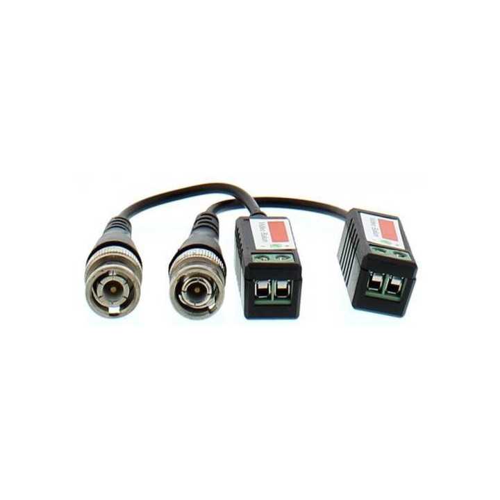 Video balun HD prin cablu UTP/FTP prindere cu surub Well