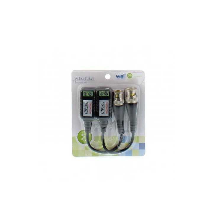 Video balun HD prin cablu UTP/FTP prindere cu surub Well