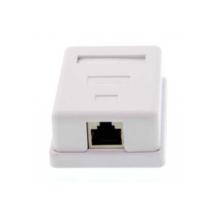 Priza simpla FTP cat5 RJ45 ecranat pe tencuiala Well