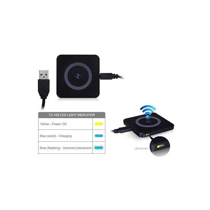 Incarcator pad charging portabil wireless TX-100 Luxa2
