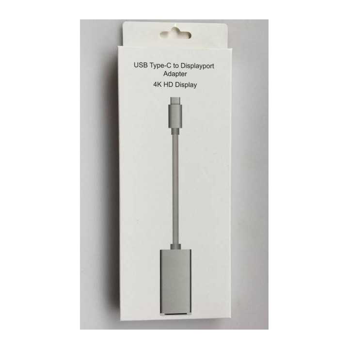 Cablu adaptor USB Type C la Displayport mama 4K 2K Plug&Play