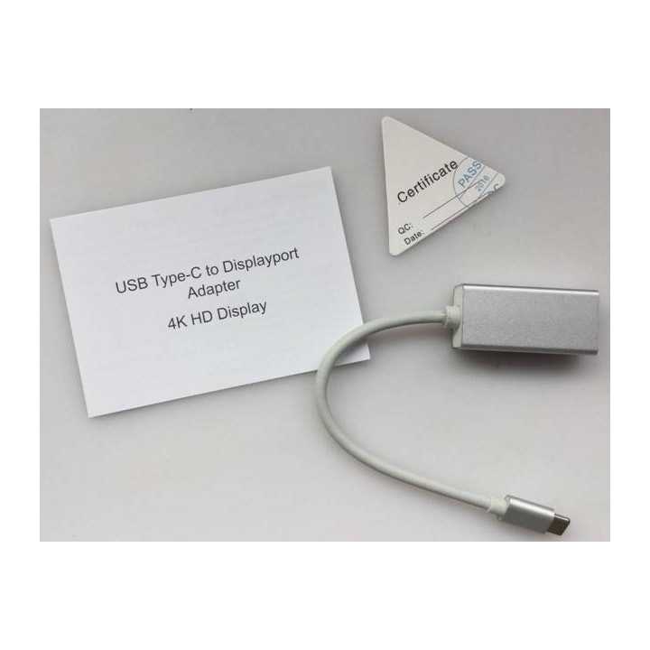 Cablu adaptor USB Type C la Displayport mama 4K 2K Plug&Play