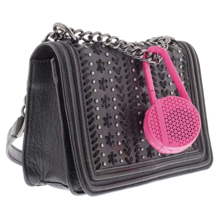 Boxa bluetooth portabila cu clip pentru atasare 3W roz Sweex