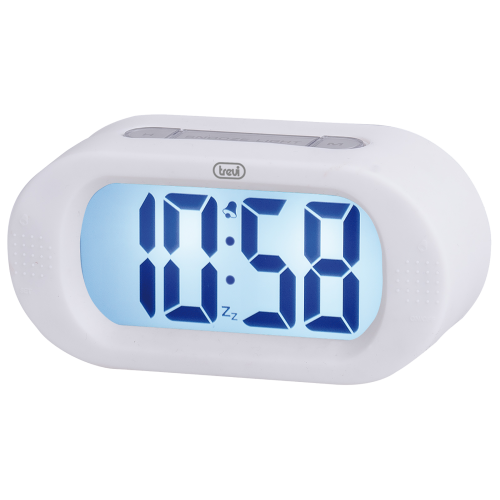 Ceas de masa cu alarma termometru alb Trevi