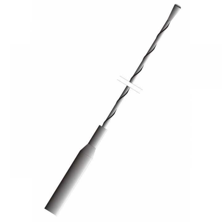 Antena auto 42.5cm cu filet interior 6mm +4 adaptoare Sunker A3