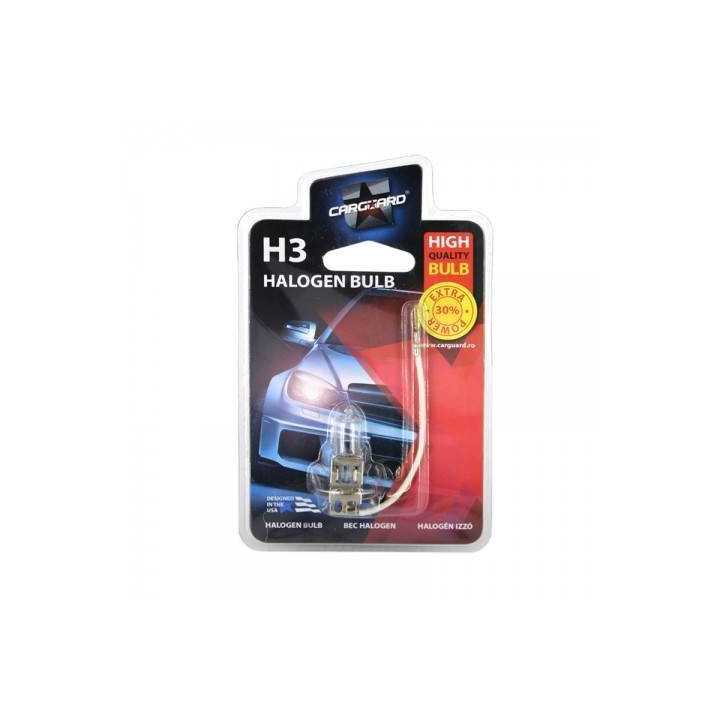 Bec halogen H3 55W +30% intensitate 12V Carguard