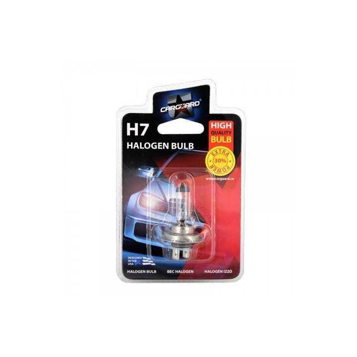 Bec halogen H7 55W +30% intensitate 12V Carguard