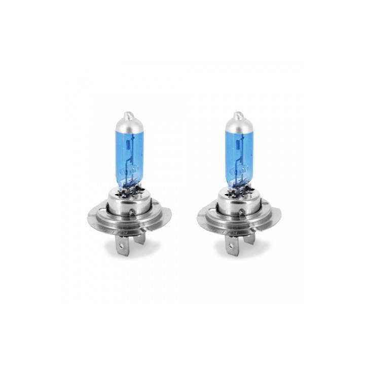 Set de 2 becuri Halogen H7 55W +50% Alb Xenon 12V Carguard