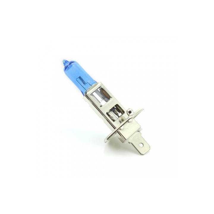 Set de 2 becuri Halogen H1 100W +110% intensitate Alb Xenon 12V Carguard