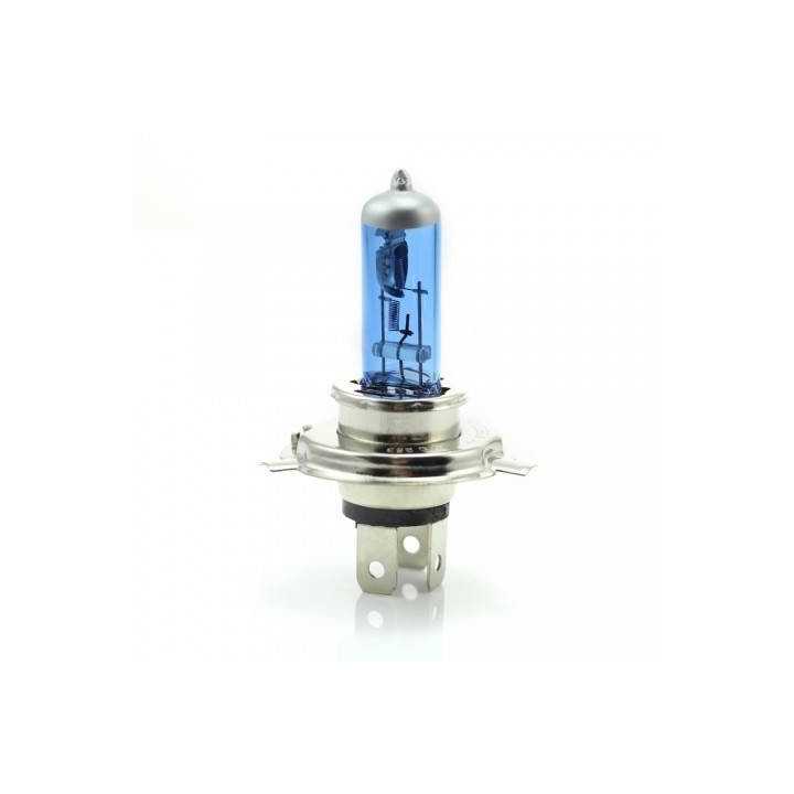 Set de 2 becuri Halogen H4 90W +110% intensitate Alb Xenon 12V Carguard