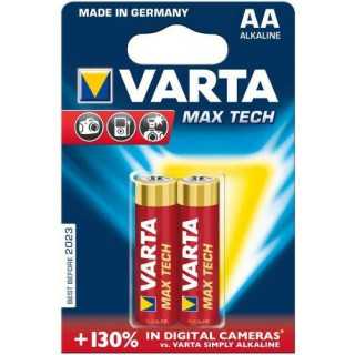 Baterii alcaline R6 AA Varta MaxTech 2buc/blister