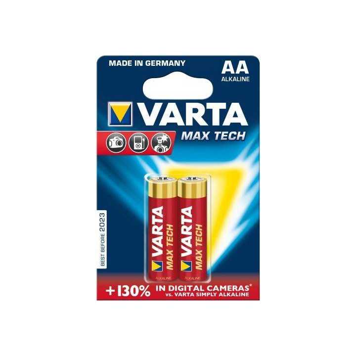 Baterii alcaline R6 AA Varta MaxTech 2buc/blister
