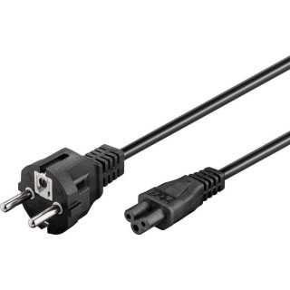 Cablu de alimentare 1.8m conector tip F CEE 7/7 la priza C5 10A laptop Goobay