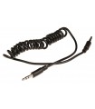 Cablu audio spiralat 3.5 mm tata - 3.5 mm tata 1m Valueline
