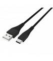 Cablu USB Type C tata - USB 2.0 tata 1.2m negru rezistent la indoiri Prime Well