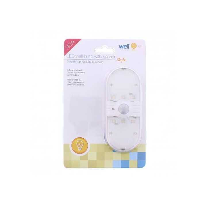 Corp de iluminat LED cu senzor lumina / persoane 6x LED Style Well