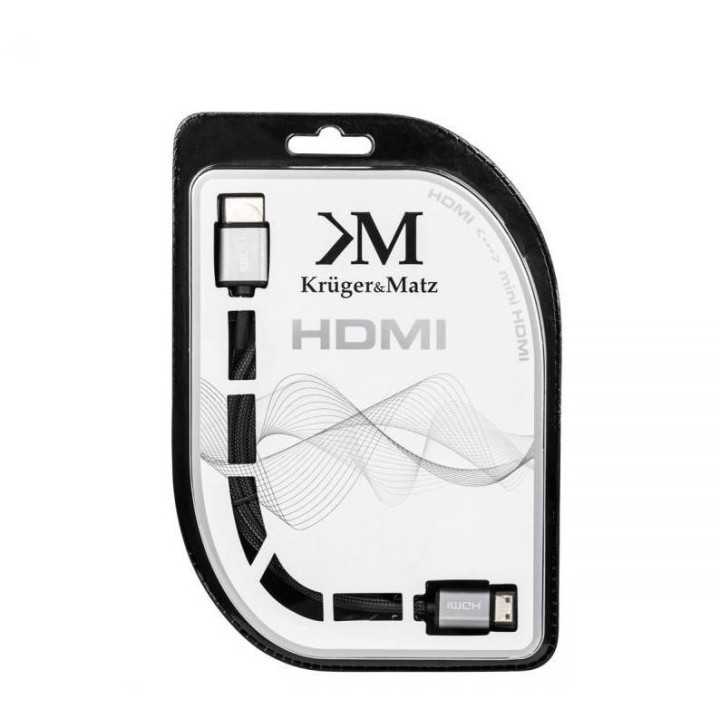 Cablu 2.0 HDMI la mini HDMI 1.8m Profesional Kruger&Matz