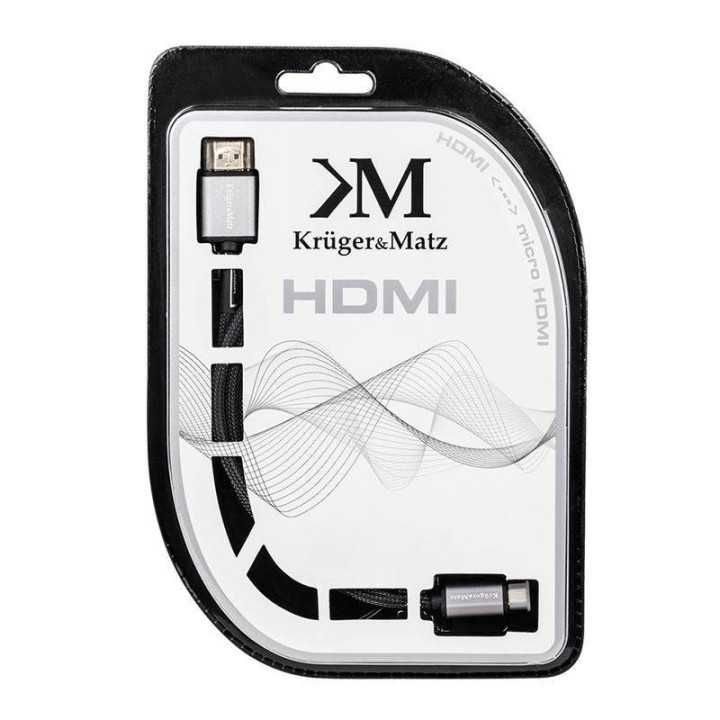 Cablu 2.0 HDMI la HDMI D 3m Profesional Kruger&Matz